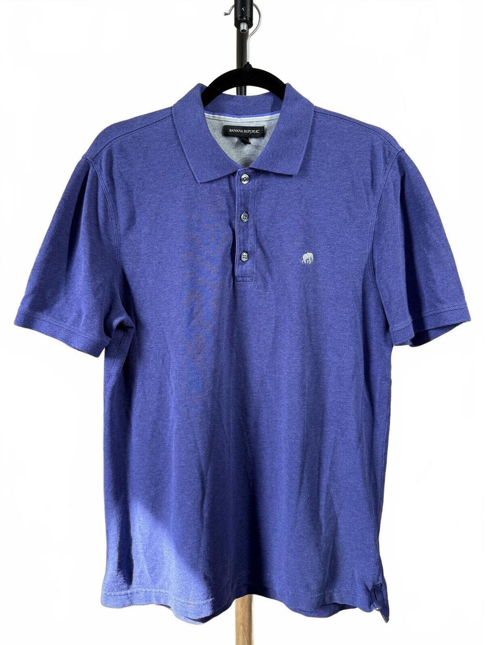 Banana Republic Men's Medium Purple Polo Shirt